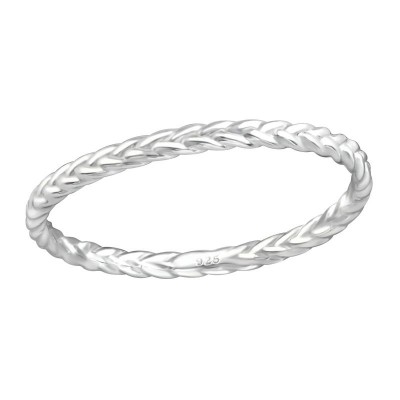 Fonott ezüst gyűrű - 37191EKW