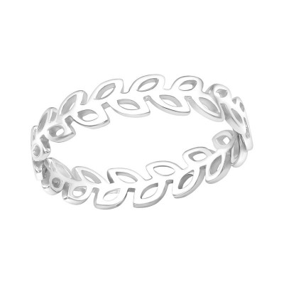 Levelek ezüst gyűrű - 39495EKW