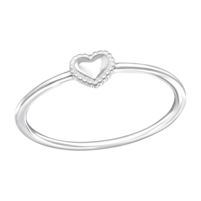 Szív ezüst gyűrű - 44843EKW