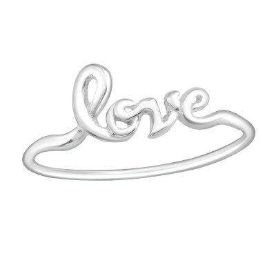 Love ezüst gyűrű