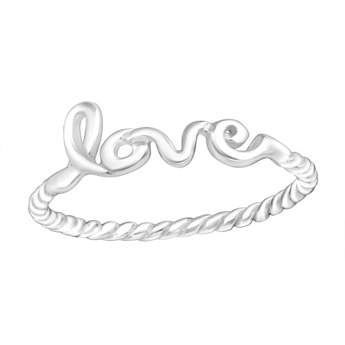 Love ezüst gyűrű Love ezüst gyűrű