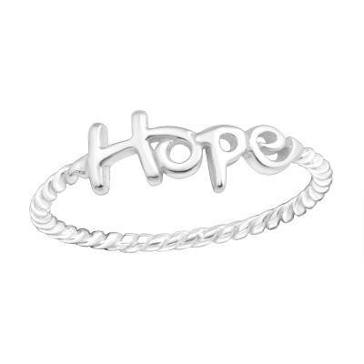 Hope (remény) ezüst gyűrű