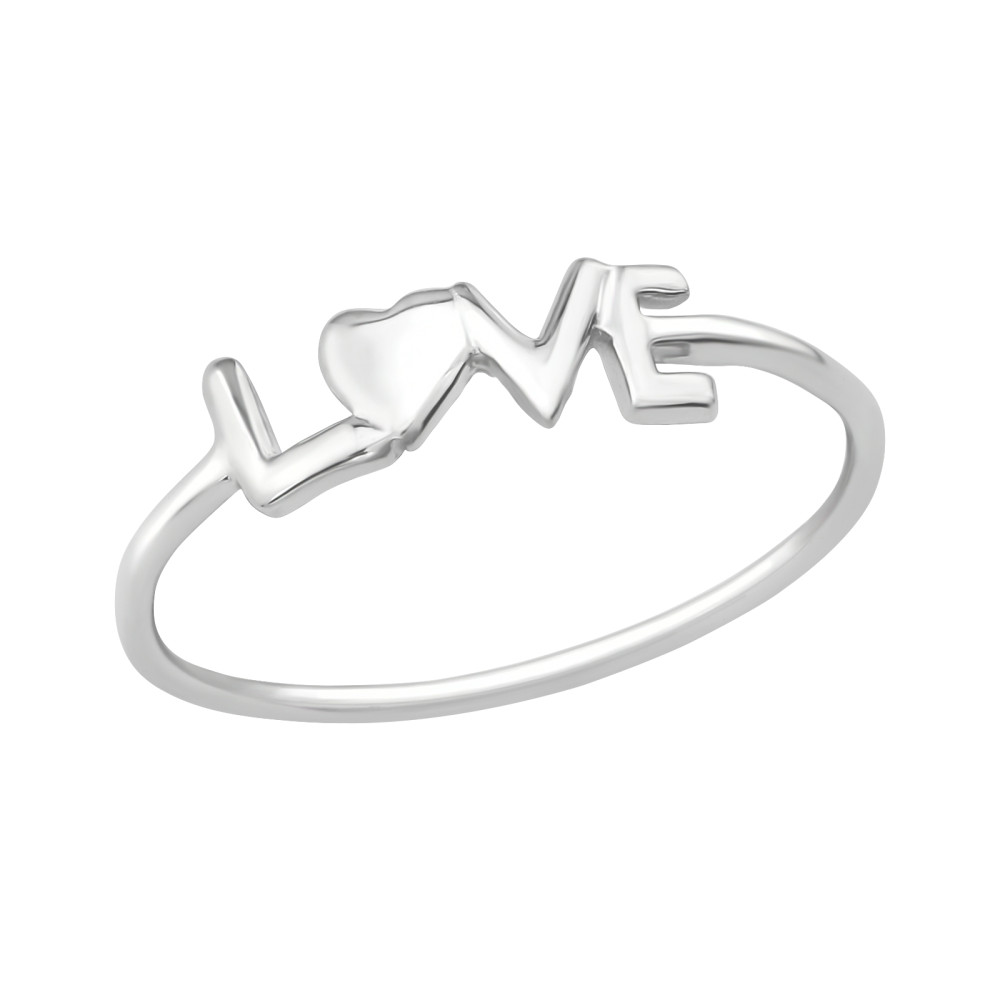 Love ezüst gyűrű Love ezüst gyűrű