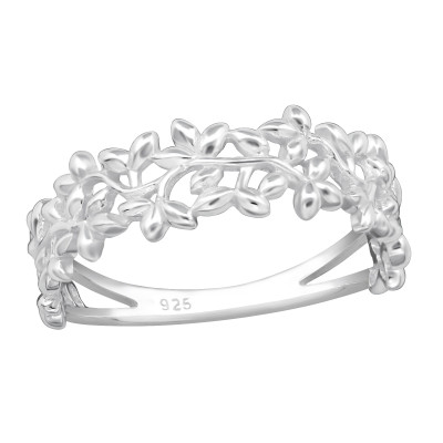 Falevelek ezüst gyűrű Falevelek ezüst gyűrű