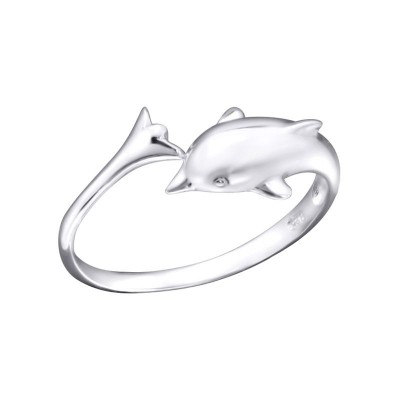 Delfin formájú lábujj gyűrű - 21056EKW