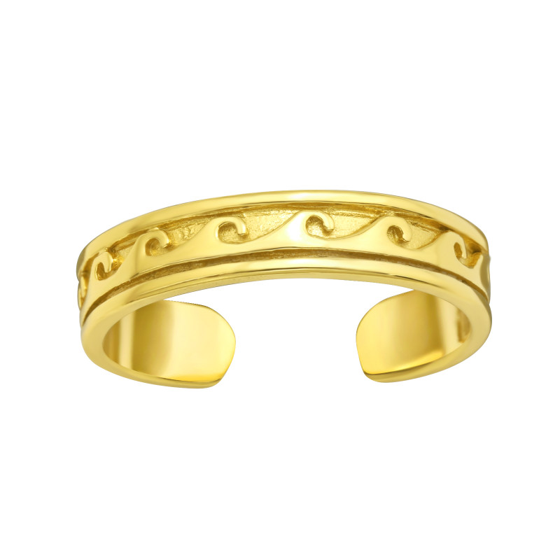 24k aranyozott 925 ezüst női gyűrű