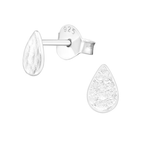 Csepp ezüst stift fülbevaló Csepp ezüst stift fülbevaló