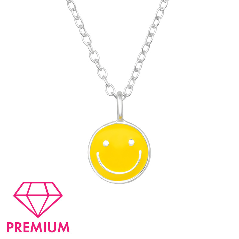 Mosoly jel prémium 925 ezüst gyerek nyaklánc