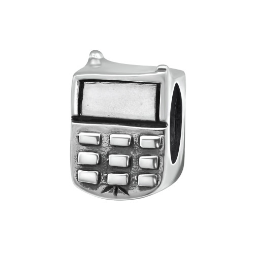 Walkie Talkie 925 ezüst charm karkötőre fűzhető Walkie Talkie 925 ezüst charm karkötőre fűzhető