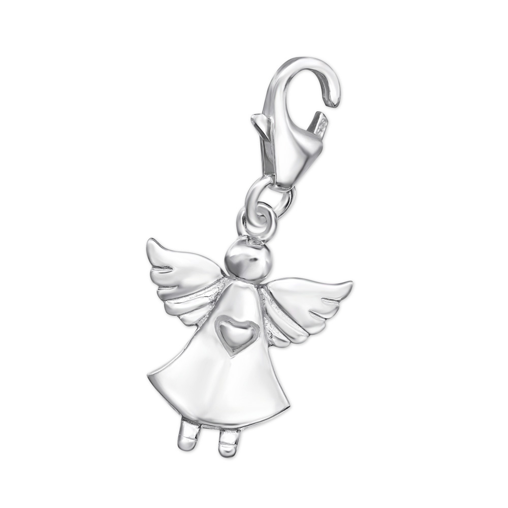 Angyalka 925 ezüst kapcsos amulett Angyalka 925 ezüst kapcsos amulett