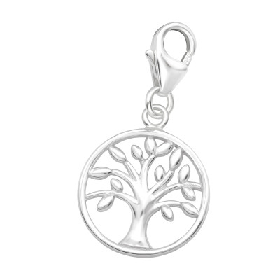 Kerek Életfa 925 ezüst kapcsos amulett