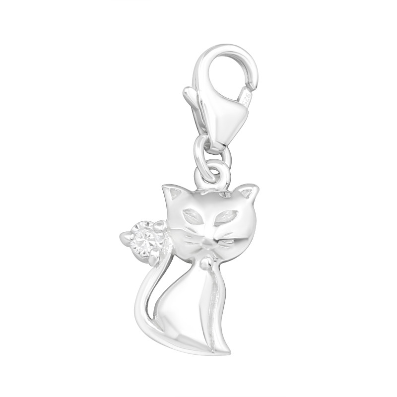Cica kapcsos ezüst amulett Cica kapcsos ezüst amulett