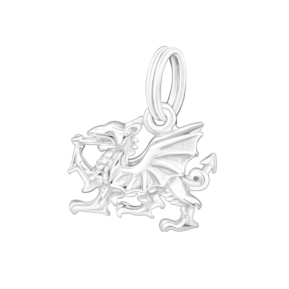 Sárkány amulett karikával 925 ezüst Sárkány amulett karikával 925 ezüst