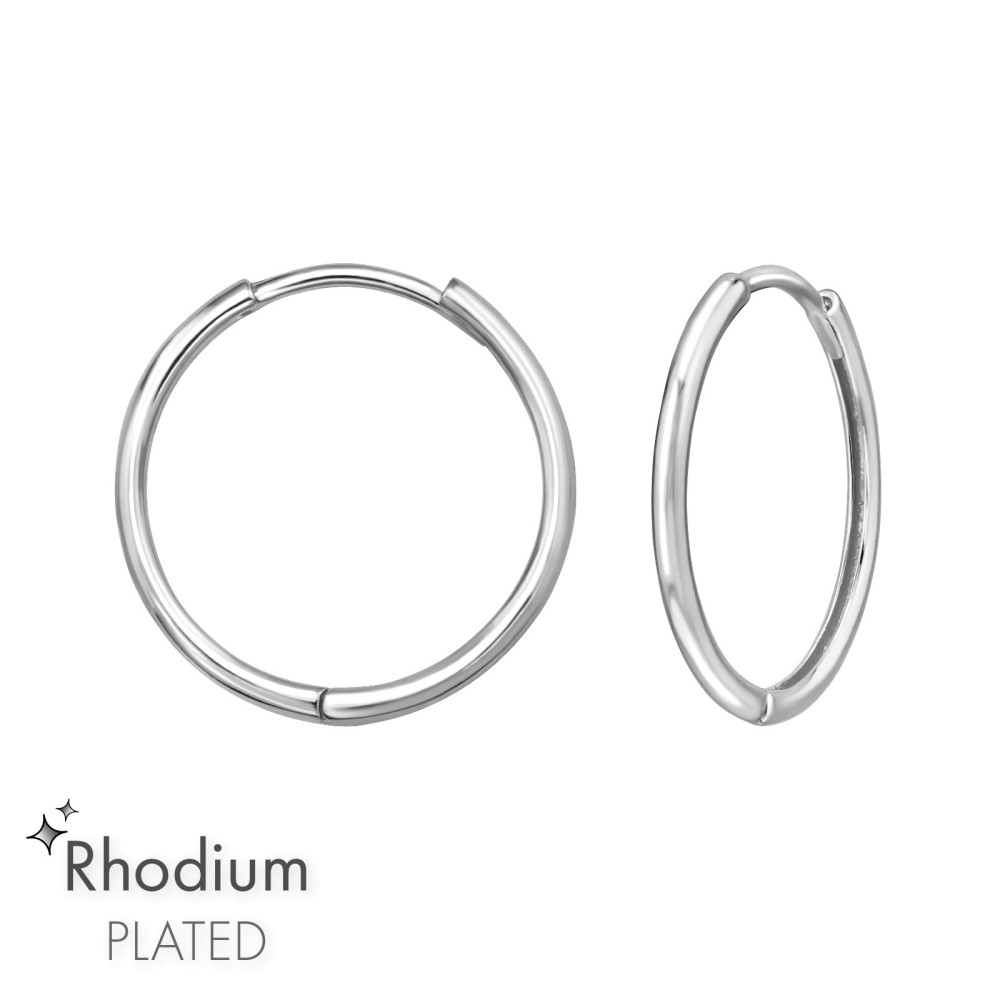 Huggies 925 ezüst karikafülbevaló, 1.8 mm x 18 mm – minimal Huggies 925 ezüst karikafülbevaló, 1.8 mm x 18 mm – minimal