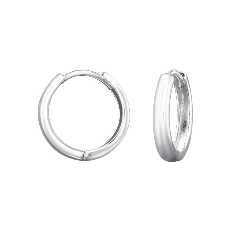 Huggies 925 ezüst karikafülbevaló, 3 mm x 13 mm – letisztult