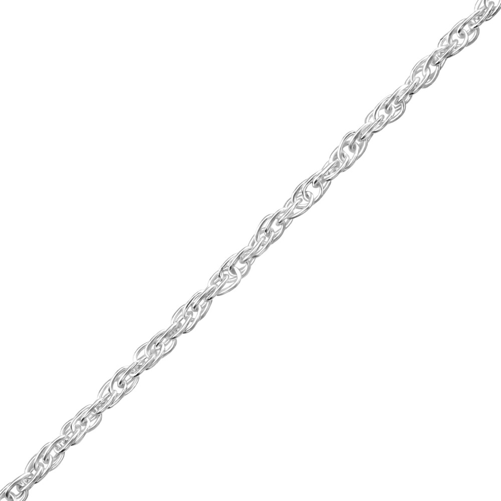 Sima sodrott alap ezüst chocker nyaklánc