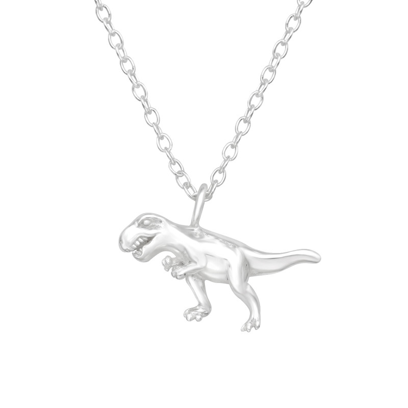 T-rex dinoszaurusz ezüst nyaklánc T-rex dinoszaurusz ezüst nyaklánc