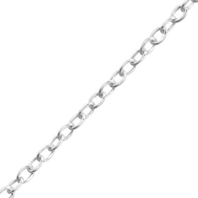 Alap egyszerű ezüst nyaklánc - 35152EKW