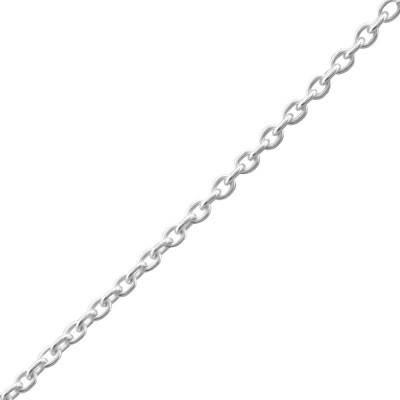 Alap egyszerű ezüst nyaklánc - 46377EKW