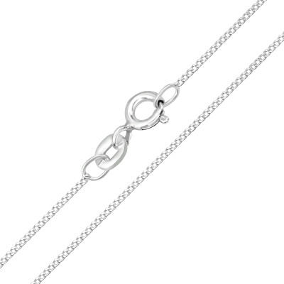 Alap egyszerű ezüst nyaklánc