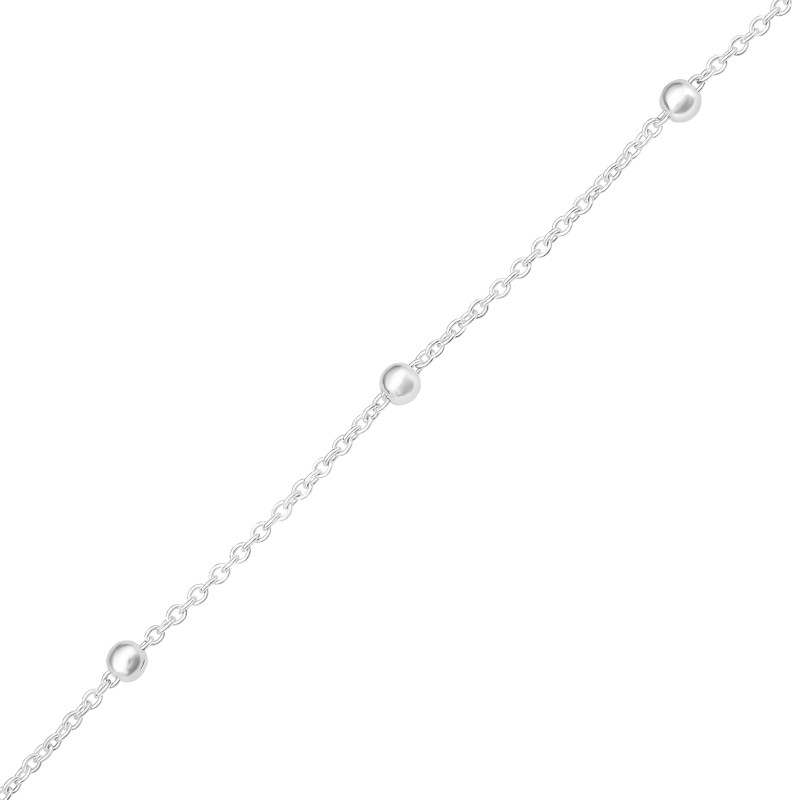 Golyós minimalista ezüst nyaklánc, 45cm Golyós minimalista ezüst nyaklánc, 45cm